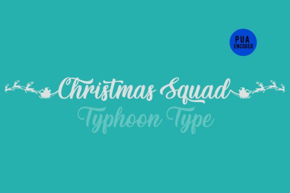 Christmas Squad Font - Preview 1