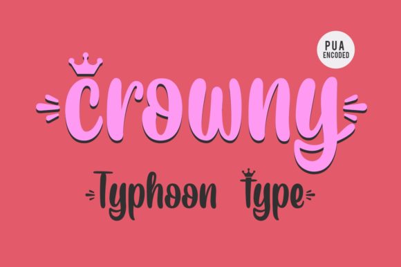 Crowny Font - Preview 2