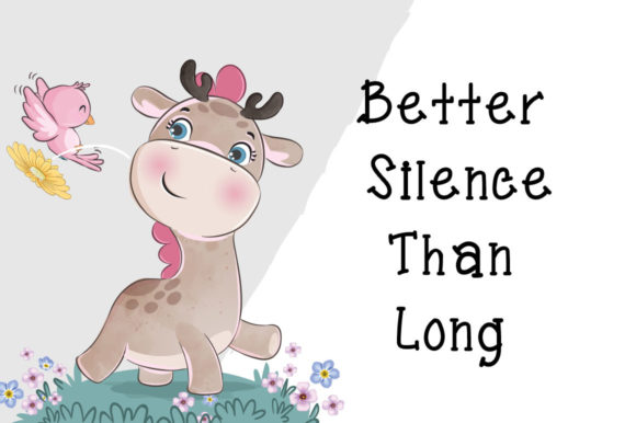 Cute Deer Font - Preview 2