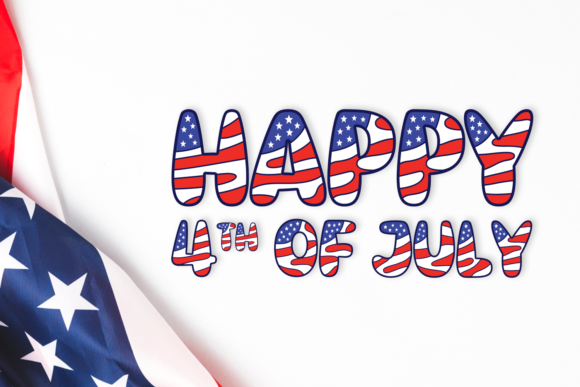 Cute Flag Font - Preview 1