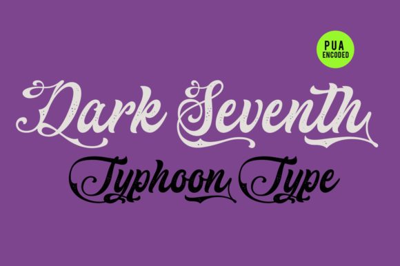 Dark Seventh Font - Preview 2