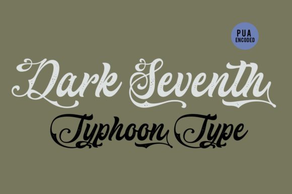 Dark Seventh Font - Preview 1