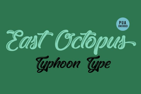East Octopus Font - Preview 1