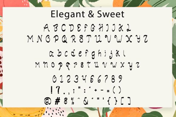 Elegant Sweet Font - Preview 4