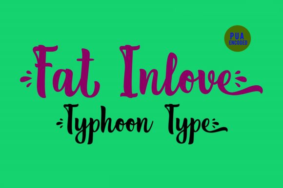 Fat Inlove Font - Preview 1