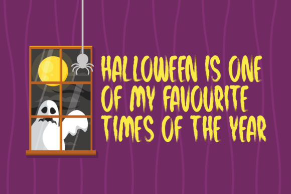 Fearful House Font PNG with transparent background - Preview 1