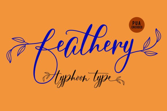 Feathery Font - Preview 1