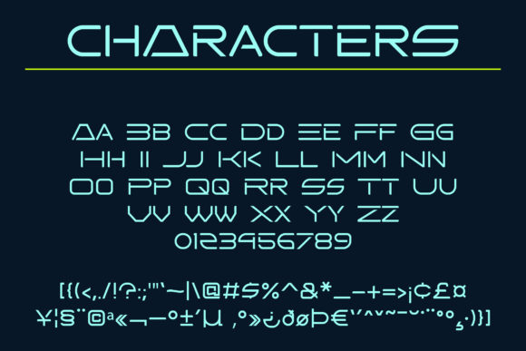 Futurewave Font PNG with transparent background - Preview 1