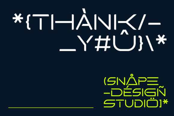 Futurewave Font PNG with transparent background - Preview 4