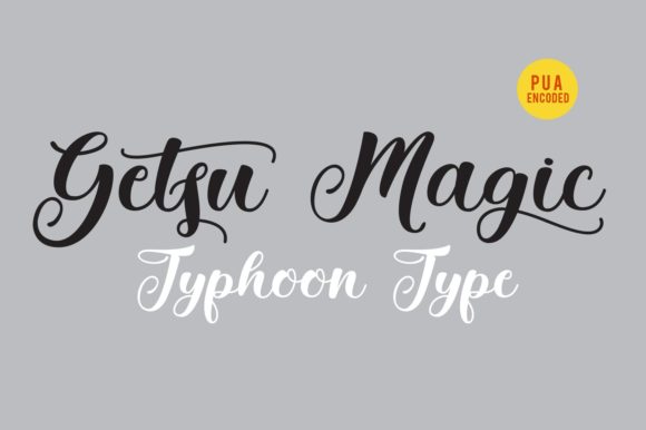 Getsu Magic Font - Preview 1