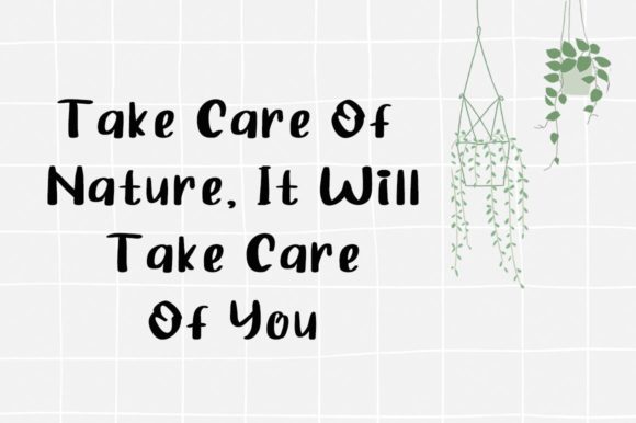 Green Houseplant Font - Preview 2