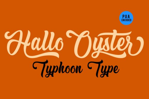 Hallo Oyster Font - Preview 1