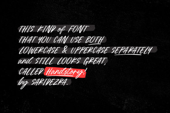 Handstory Font PNG with transparent background - Preview 1
