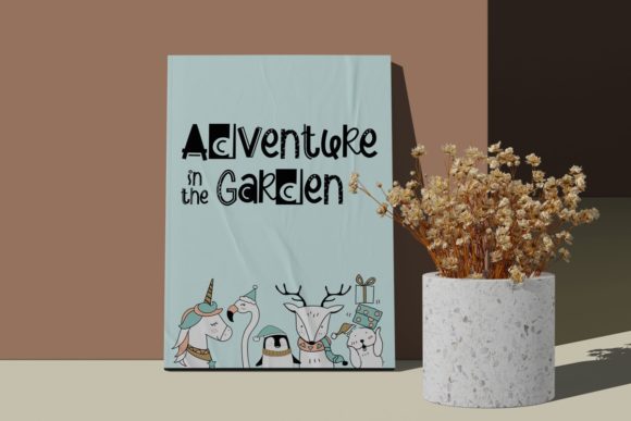 Happy Decor Font PNG with transparent background - Preview 2