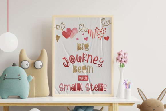 Happy Decor Font PNG with transparent background - Preview 4