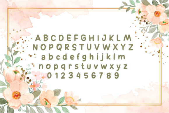 Hola Flower Font - Preview 1
