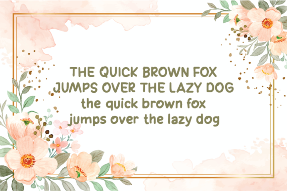 Hola Flower Font - Preview 3