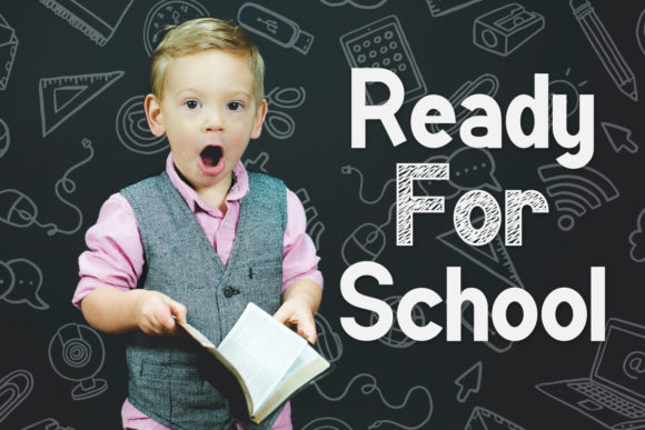 Kinder School Font PNG with transparent background - Preview 1