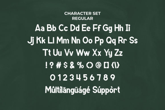 Kinder School Font PNG with transparent background - Preview 2