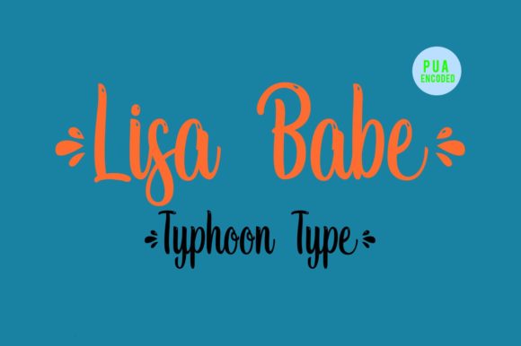 Lisa Babe Font PNG with transparent background - Preview 2