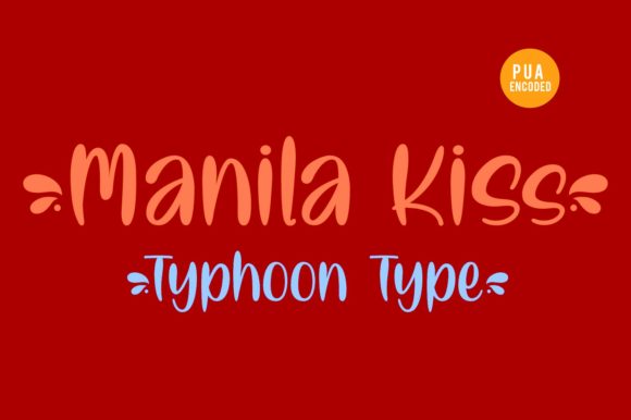 Manila Kiss Font font preview - 2