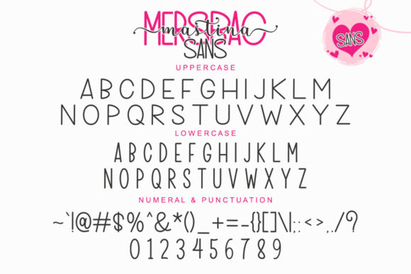 Mersbac Mastina Font PNG with transparent background - Preview 4