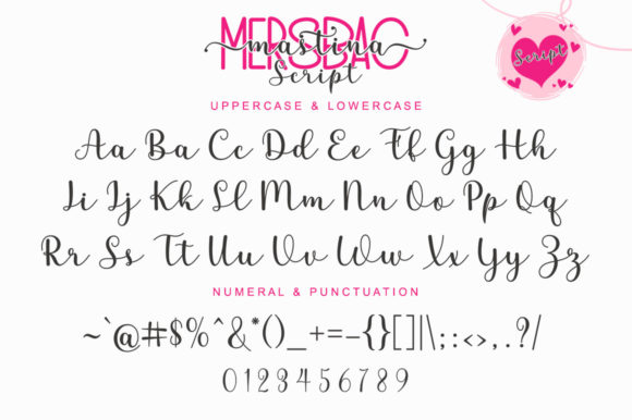 Mersbac Mastina Font PNG with transparent background - Preview 6