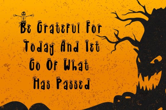 Mister Halloween Font PNG with transparent background - Preview 3