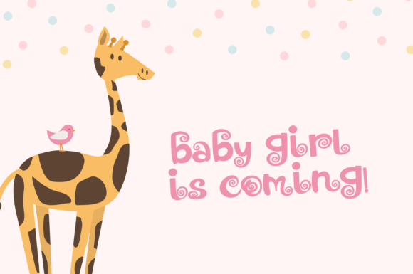 Peachy Lady Font PNG with transparent background - Preview 4