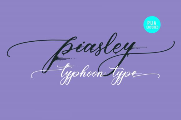 Piasley Font PNG with transparent background - Preview 2