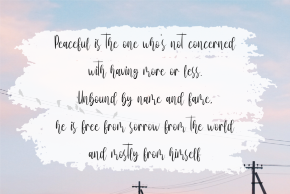 Pretty Rough Font PNG with transparent background - Preview 1