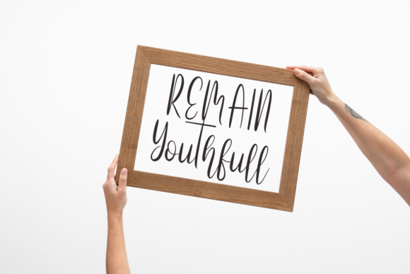 Pretty Rough Font PNG with transparent background - Preview 2