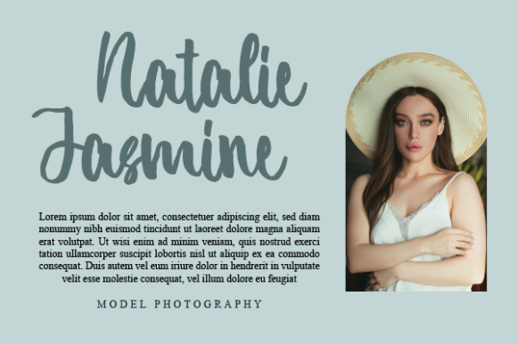 Randall Madeleine Font font preview - 3