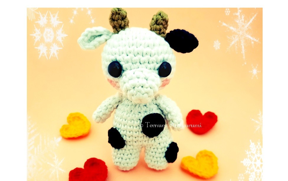 Crochet Pattern Francis Cow