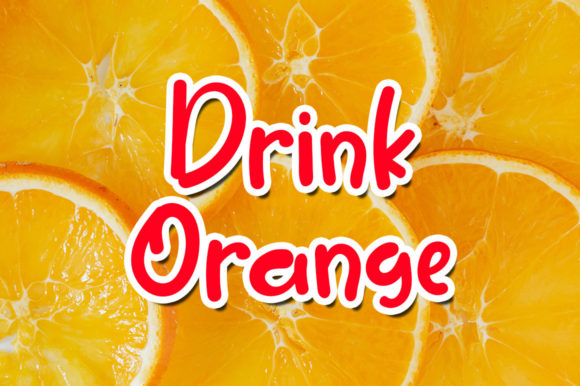 Beauty Orange Font - Preview 2