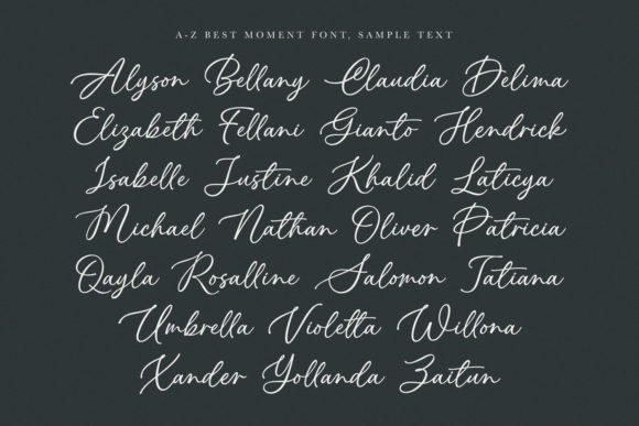 Best Moment Font - Preview 4