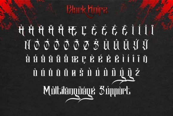 Black Knife Font - Preview 6