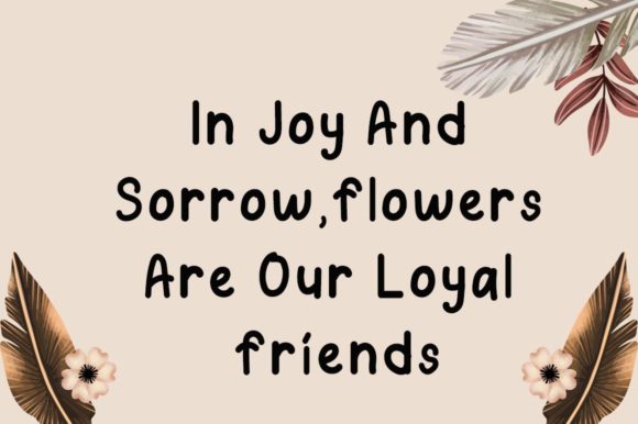 Blooming Floral Font - Preview 2