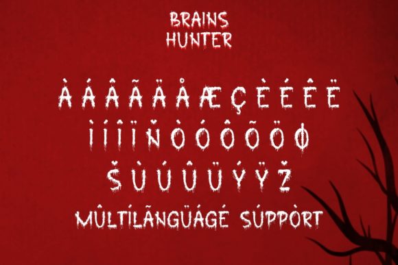 Brains Hunter Font - Preview 6