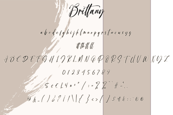 Brittany Font - Preview 4