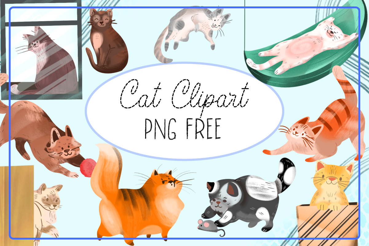 Cat Clipart PNG Free - photo 1