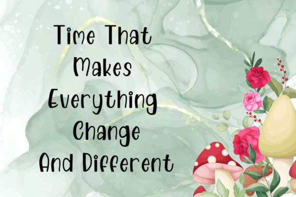 Cute Mushroom Font - Preview 2