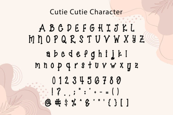 Cutie Cutie Font - Preview 4
