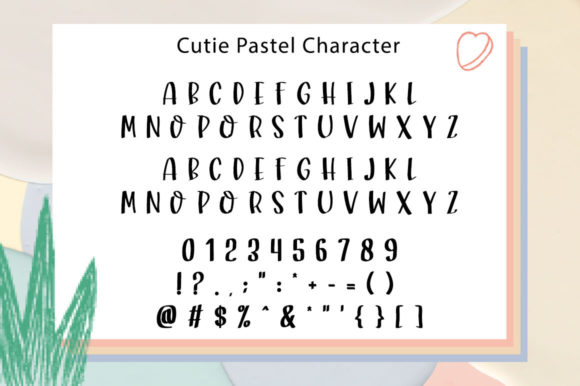 Cutie Pastel Font - Preview 4