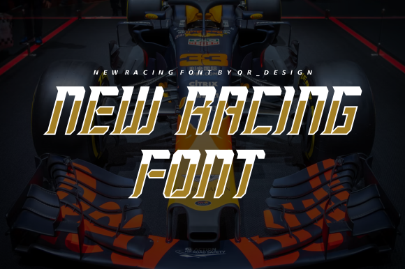 Faster Racing Font - Preview 1