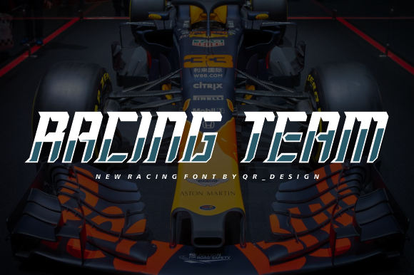 Faster Racing Font - Preview 2