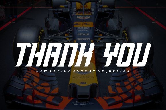 Faster Racing Font - Preview 4