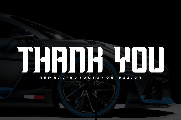 Faster Racing Font PNG with transparent background - Preview 4