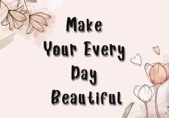 Floral Rare Font font preview - 1