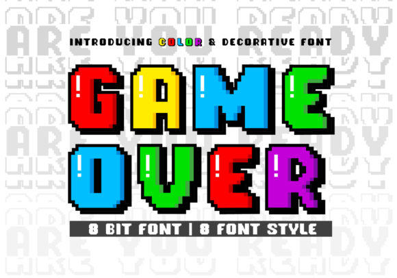 Colorful Fonts [2026] | Best Two-color & Multi Color Fonts - Creative ...